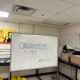 6x4 foot white board on wheels